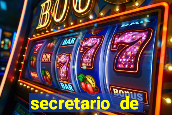 secretario de esporte salario